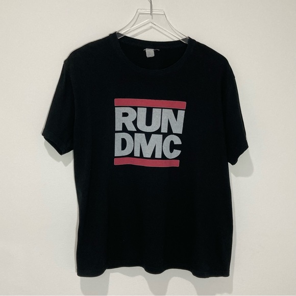 Run DMC Graphic Band Tee Short Sleeve Black Unisex - Picture 1 of 3